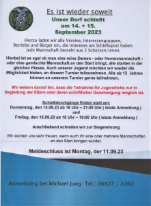 unser dorf schießt 2023